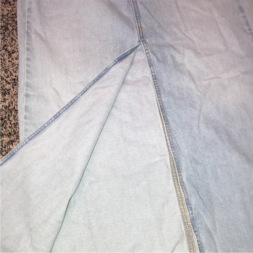 Universal Thread High Rise High Slit Soft Denim Maxi Skirt Size 6 | NWOT! - Picture 6 of 9